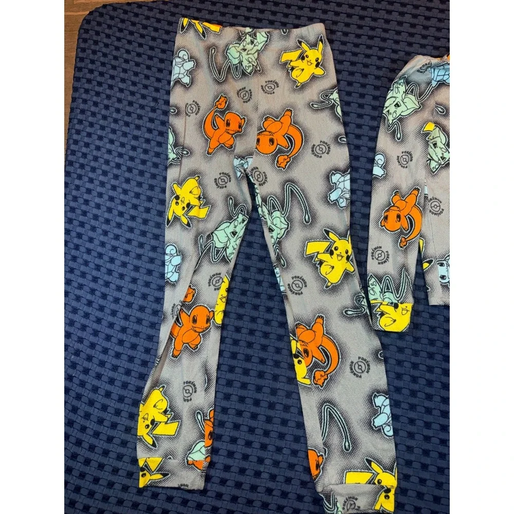 Pokémon Long Sleeve Pajama Set Top & Bottom Size 8 Kids